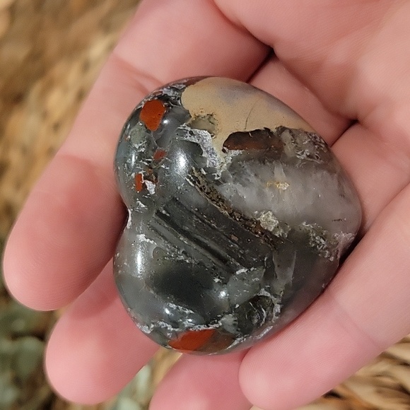 African Bloodstone Tower & Heart Bundle - Picture 7 of 7